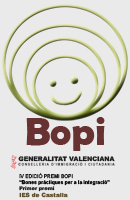 Premis Bopi. 1er premi en bones pràctiques per a la integració